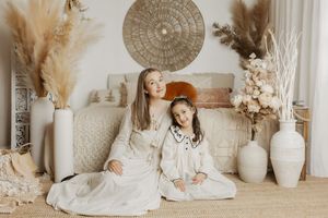 Neutral toned boho home decor collage featuring woven baskets, pampas grass, and ceramic vases in a bright interior.