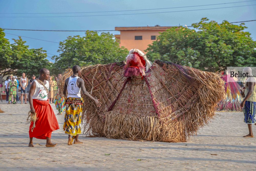 The traditional voodoo night guards among the Ogu (or Egun) people of Benin, Togo, and Nigeria are called Zangbeto.