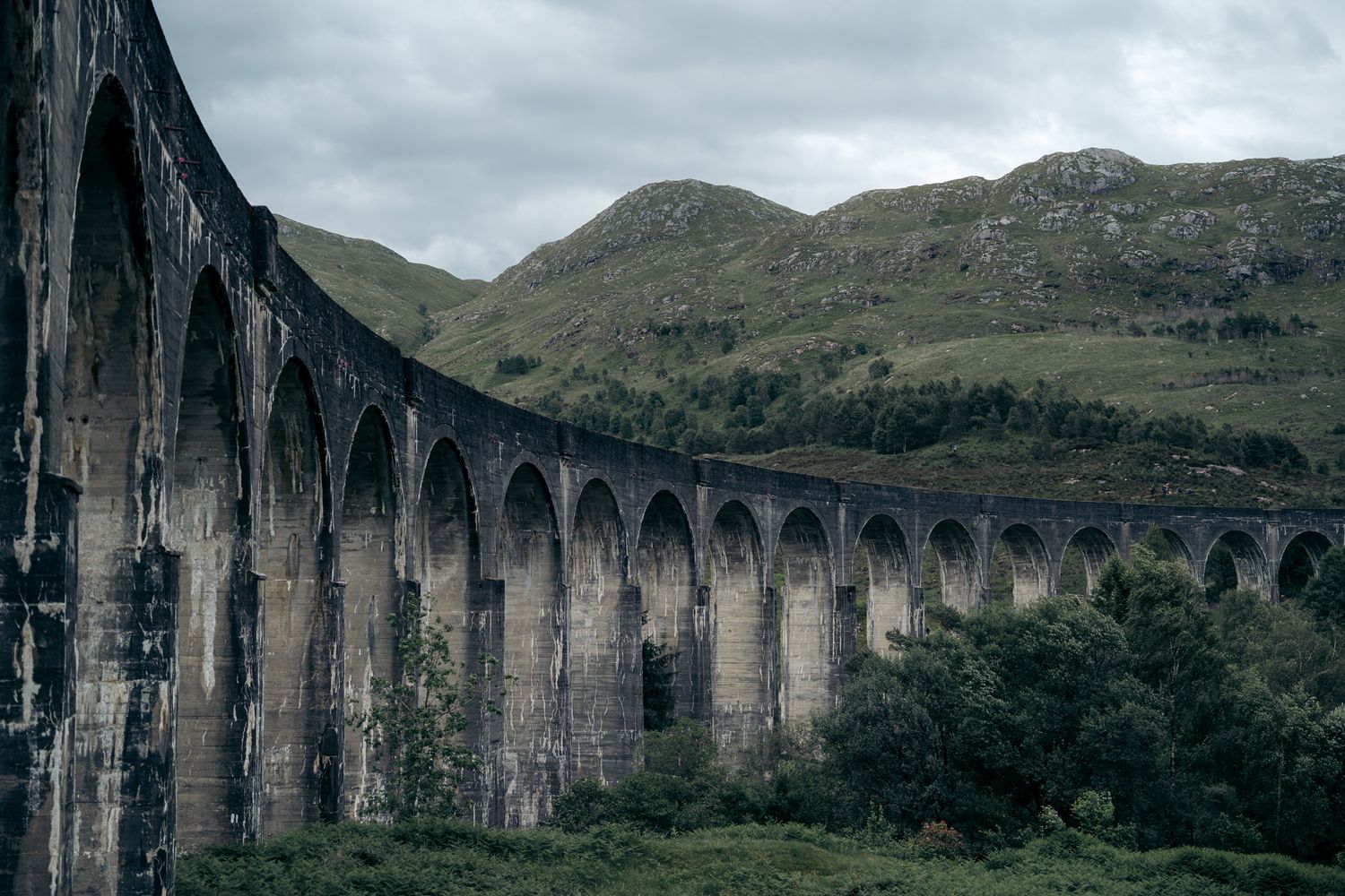 glenfinnan viaduct, train d'harry potter en écosse