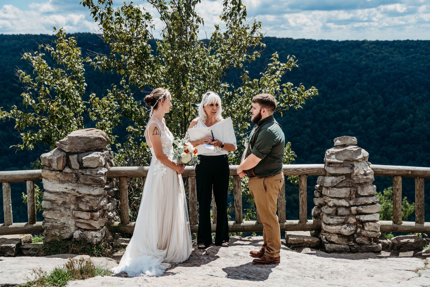 Wedding at Cooper's Rock State Forest