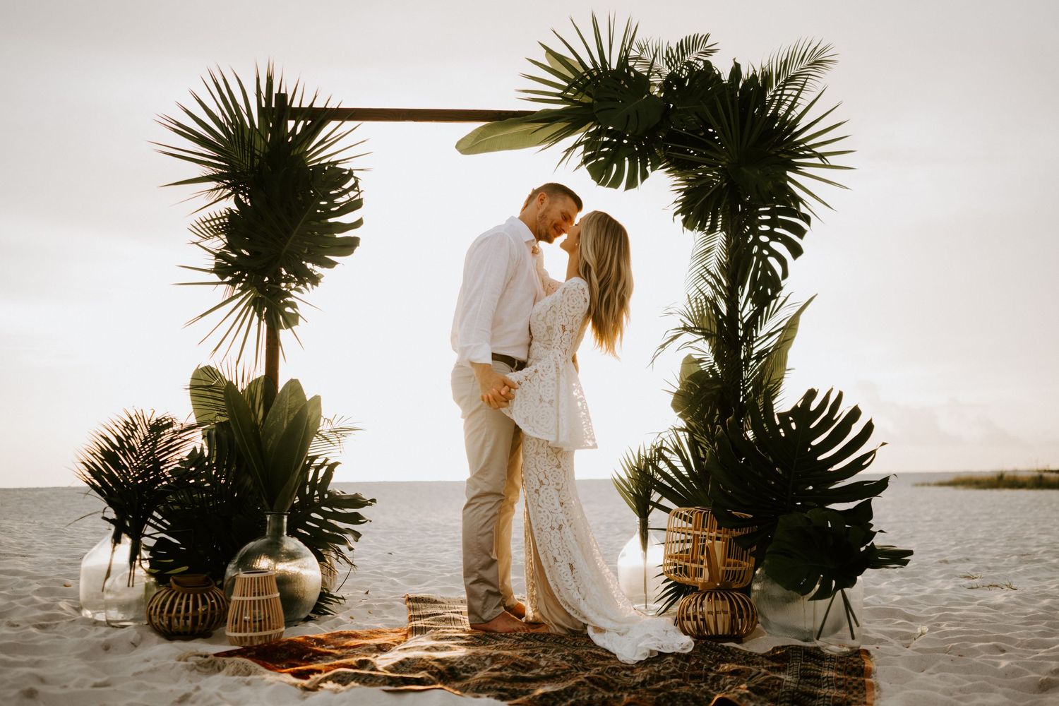 Luxe Luxe Coastal Beach Weddings