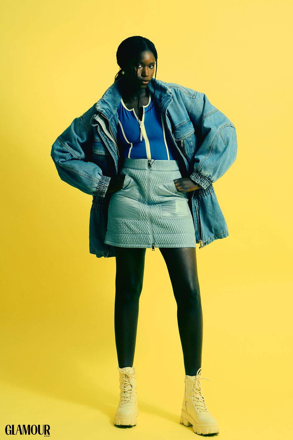 AMINATA FOR GLAMOUR BULGARIA BY DOMINIK ZKY