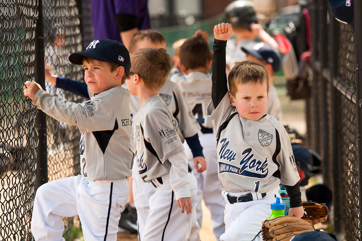 Youth baseball sports photography in Park Ridge Illinois