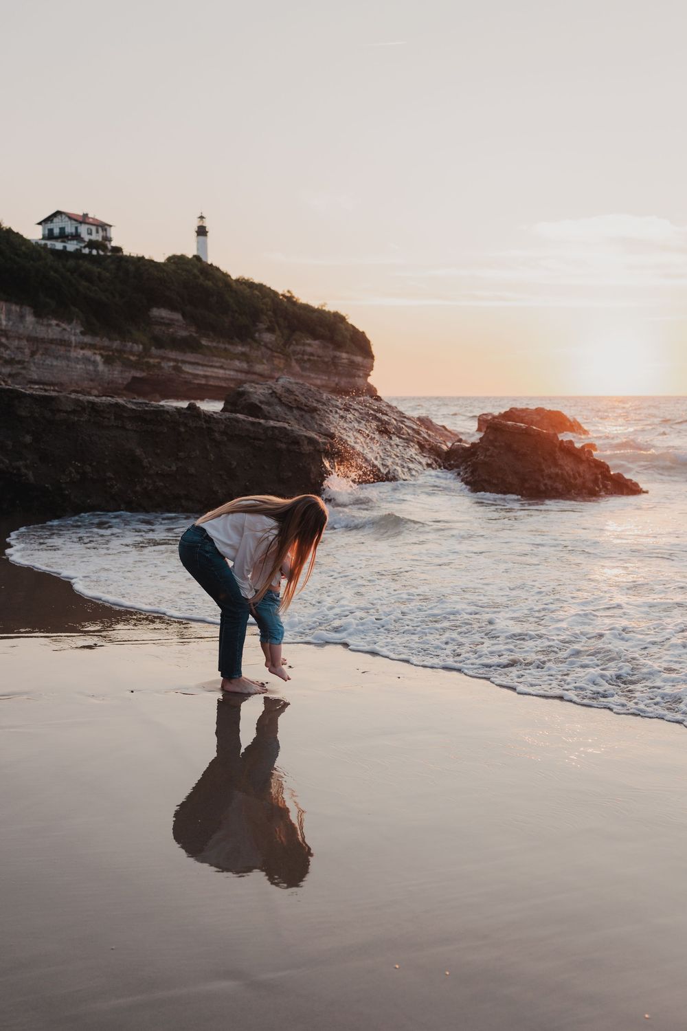 Séance photo famille plage anglet