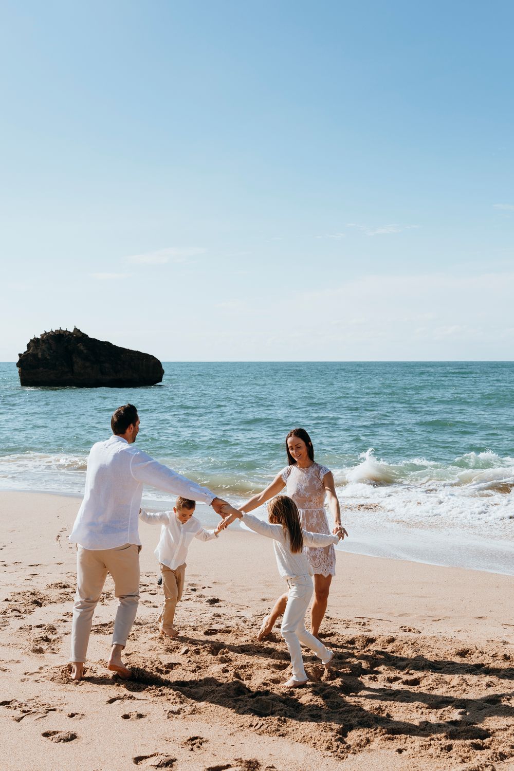 Famille plage biarritz