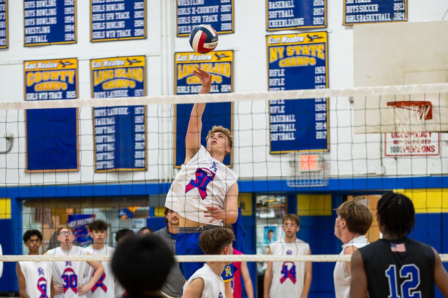 Hitters gonna hit
High School Volleyball Action