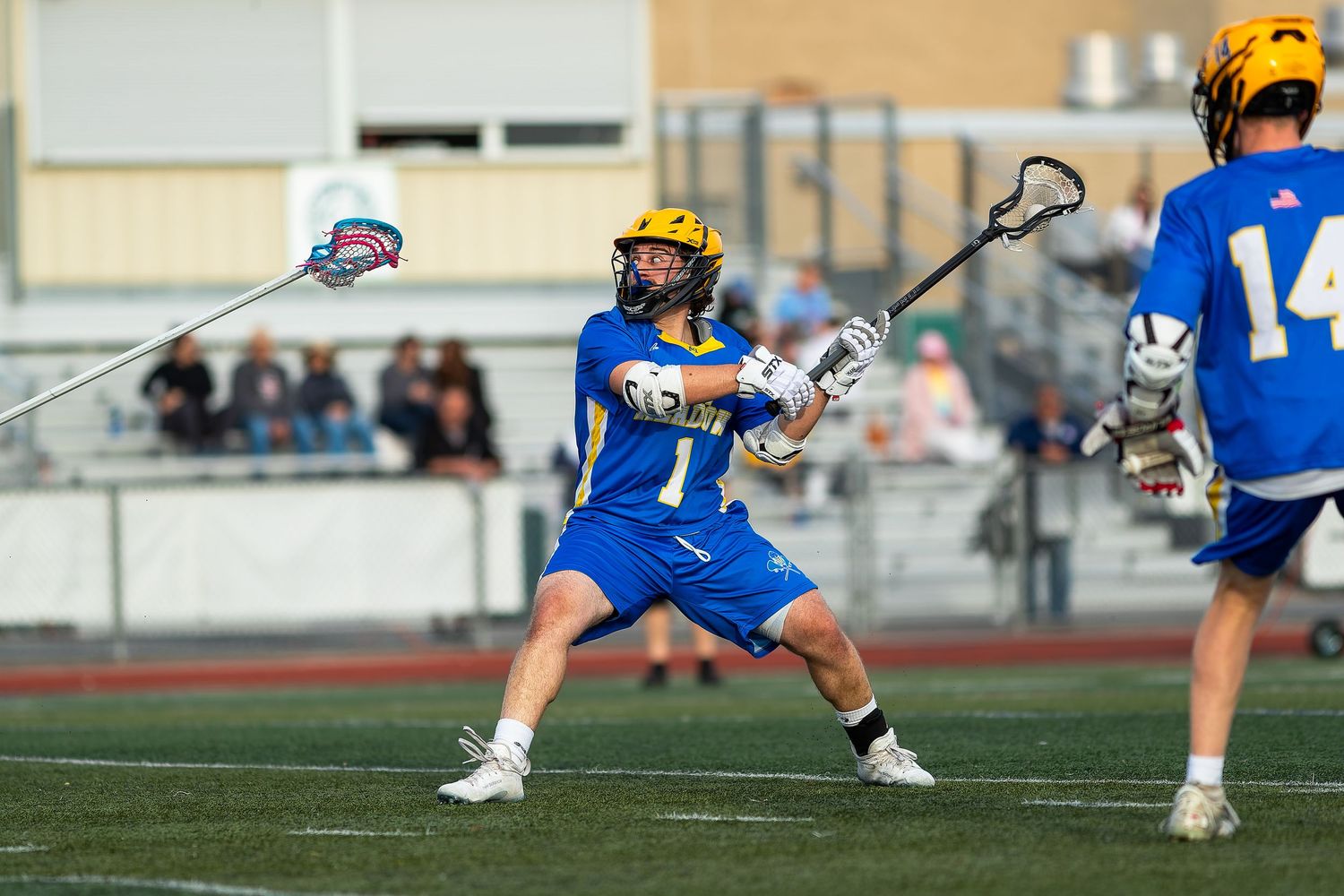 Lacrosse action High School