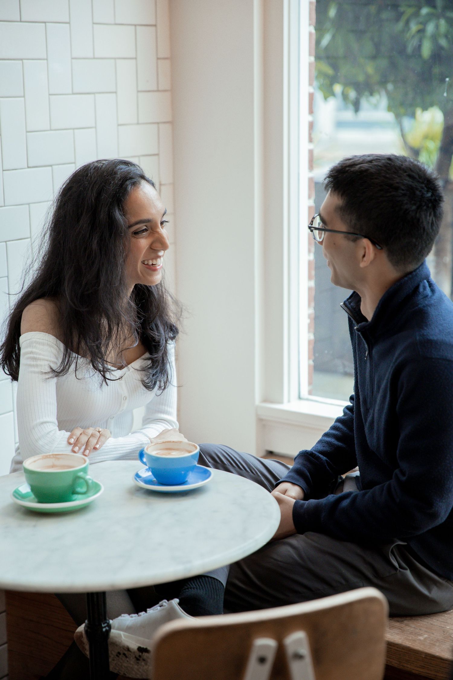 San Francisco engagement coffee shop the mill
