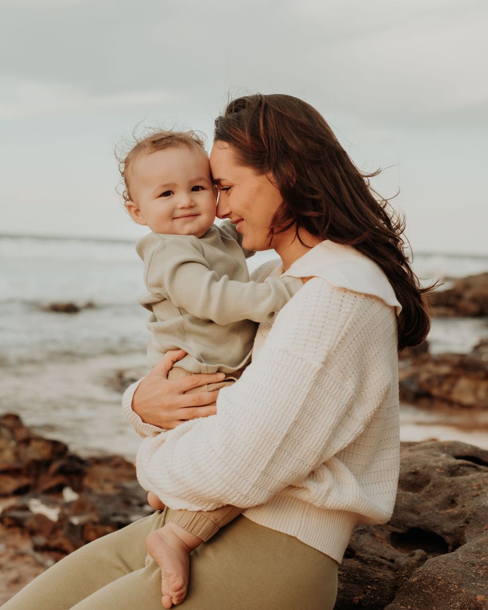 A Boy and The Sea Photography, by Lisa Polizzi, Family photography captured on Sydney's Northern Beaches.