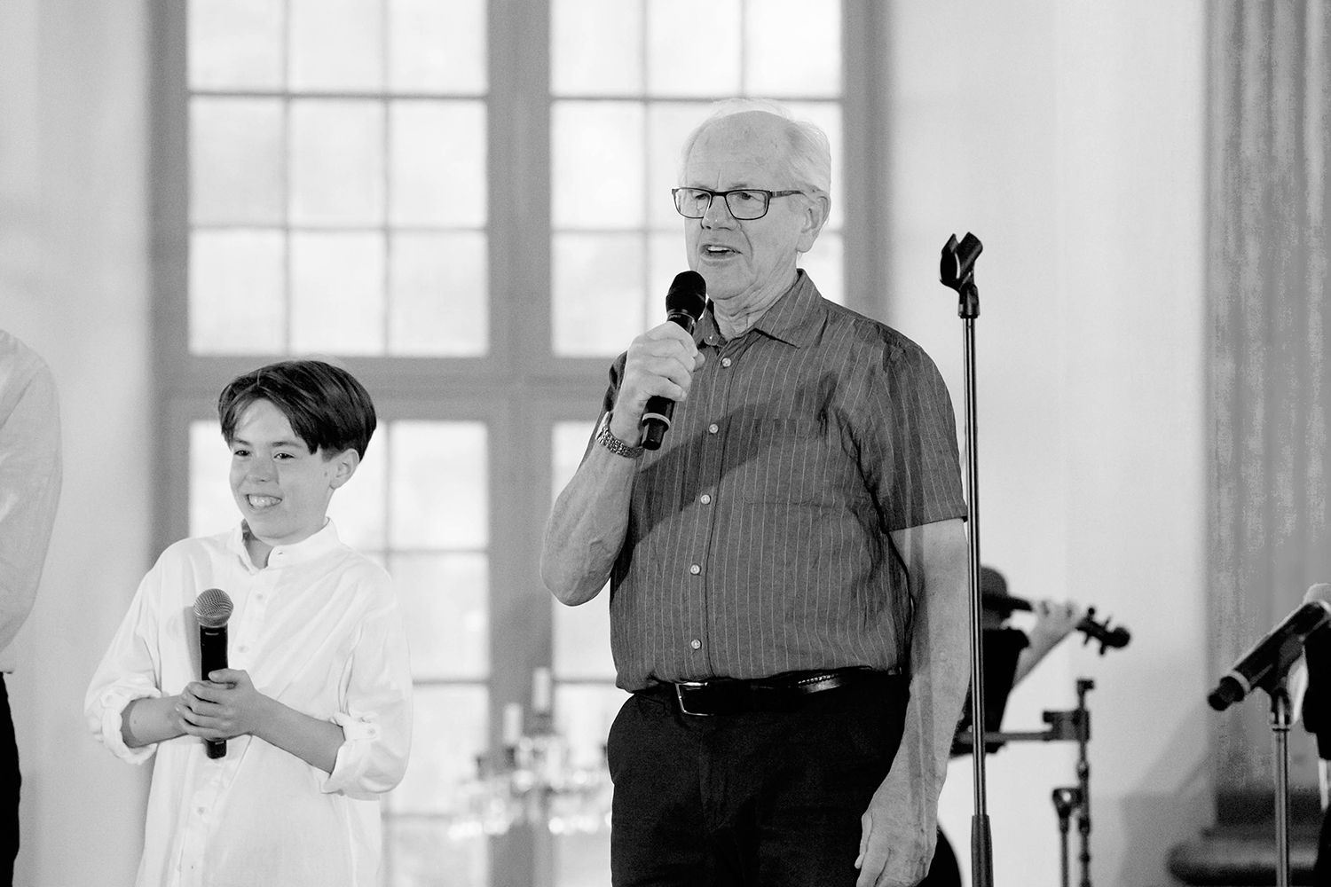 Sommarkonsert i Sankt Anna 2024. Peter Johansson och Matilda Grün. Fotograf Rebecca Nordin.