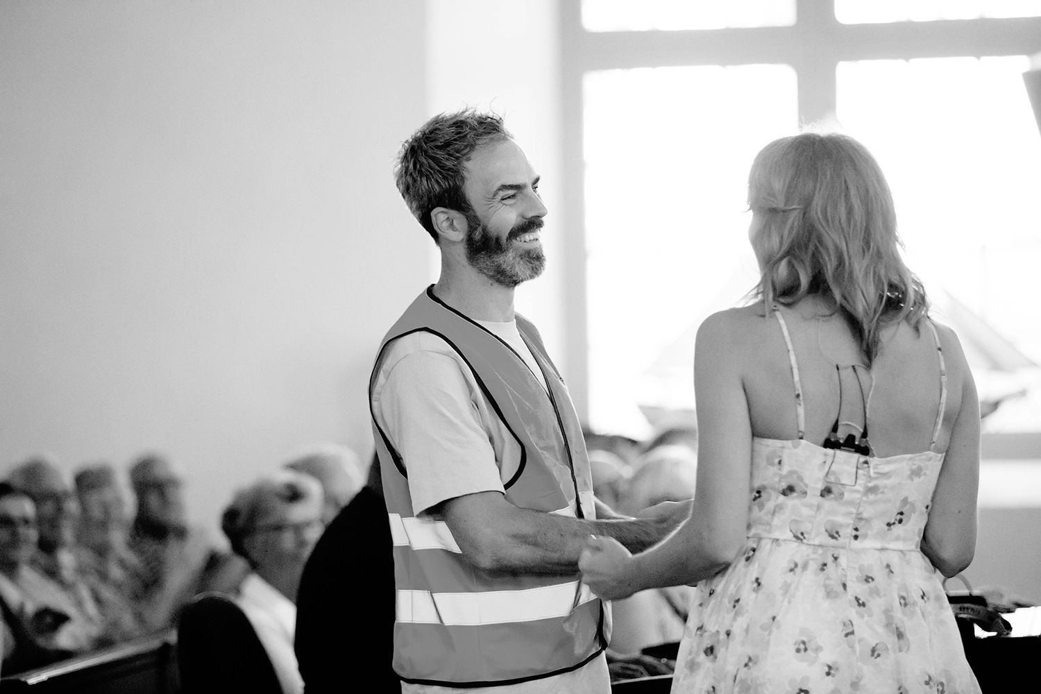 Sommarkonsert i Sankt Anna 2024. Peter Johansson och Matilda Grün. Fotograf Rebecca Nordin.