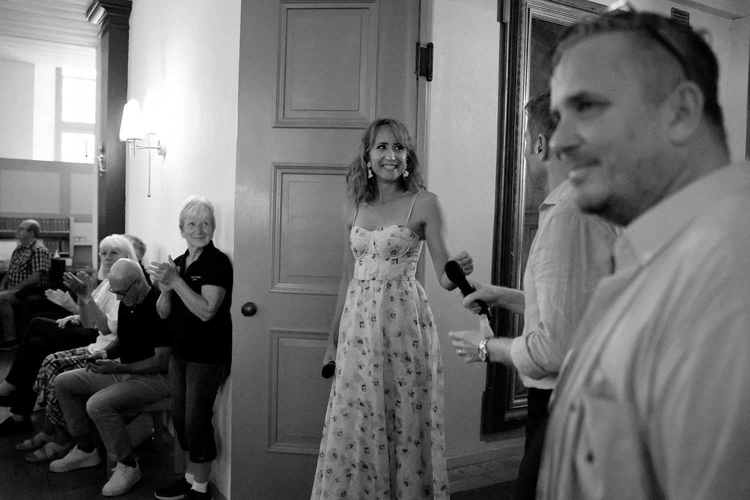 Sommarkonsert i Sankt Anna 2024. Peter Johansson och Matilda Grün. Fotograf Rebecca Nordin.