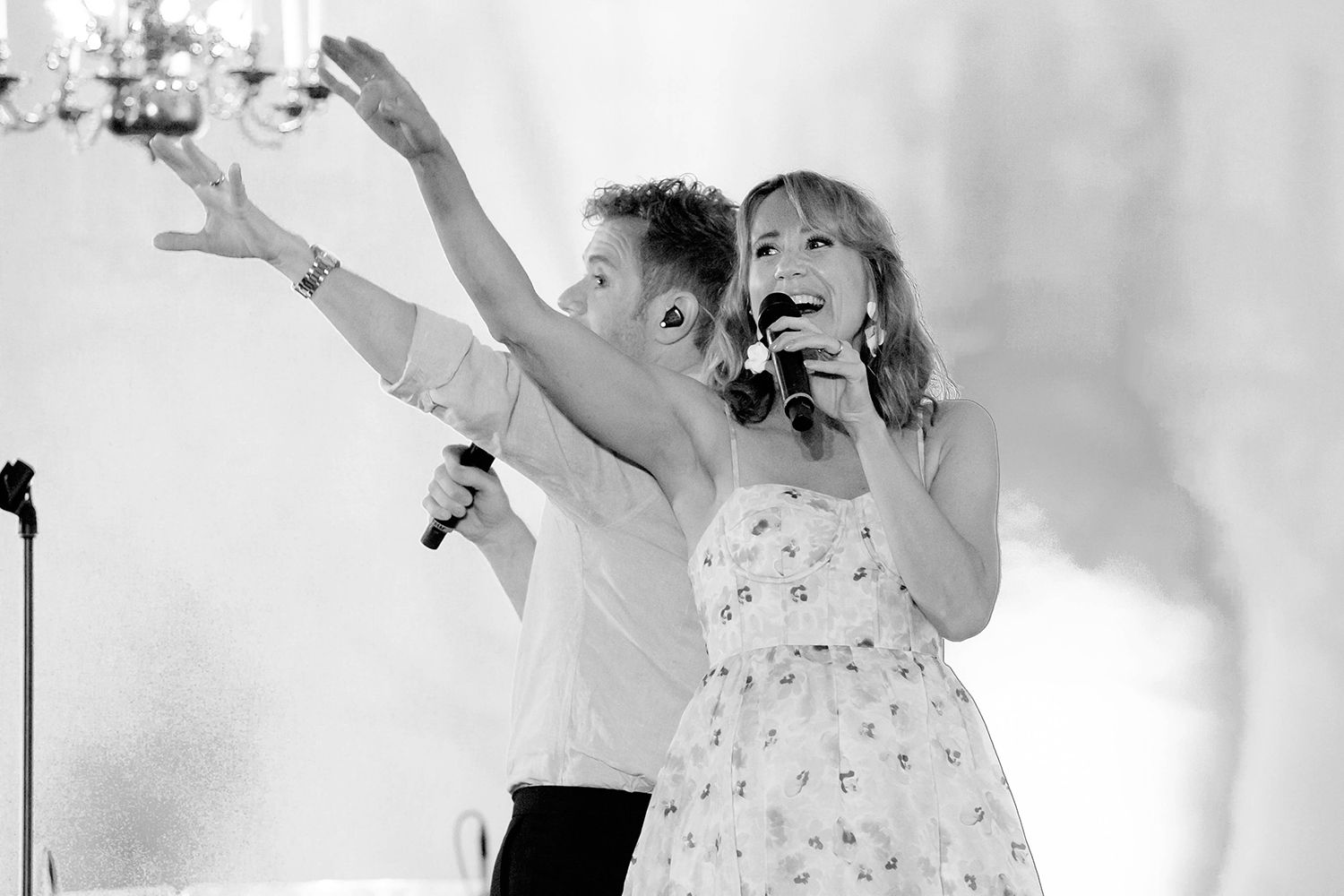 Sommarkonsert i Sankt Anna 2024. Peter Johansson och Matilda Grün. Fotograf Rebecca Nordin.