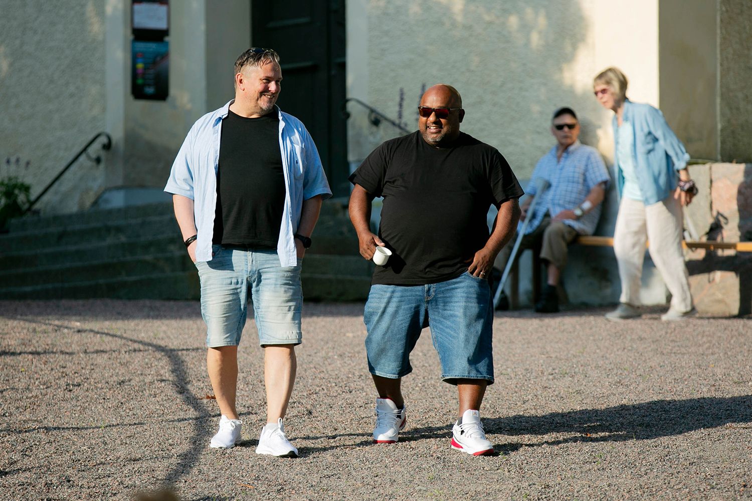 Sommarkonsert i Sankt Anna 2024. Peter Johansson och Matilda Grün. Fotograf Rebecca Nordin.