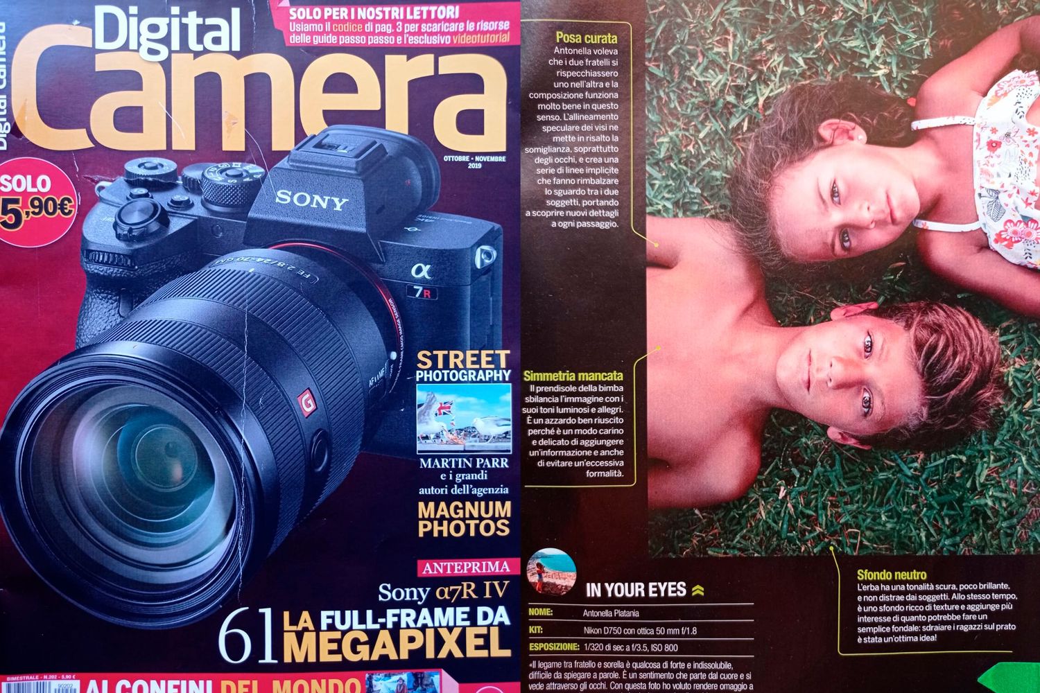 pubblicazione su digital camera