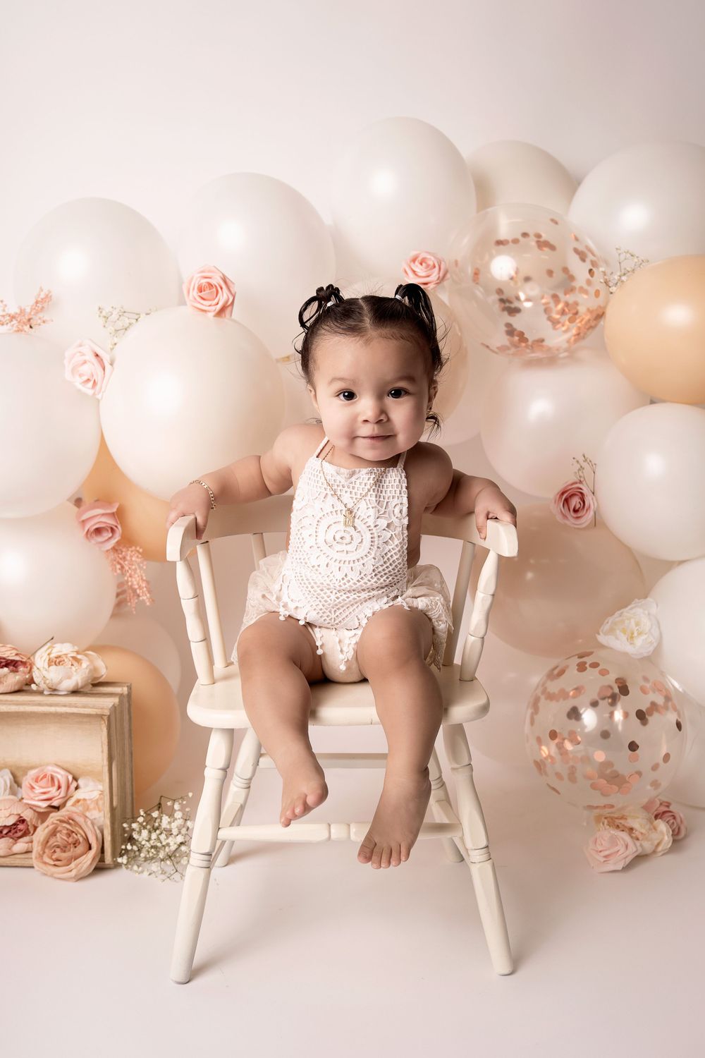 Simi Valley cake smash photographer, Woodland Hills cake smash photos, baby birthday photos Los Angeles