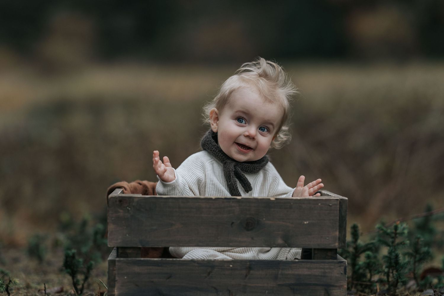 gutt i kasse 1 år litlafot bygnes, 1 årsfotograf Haugesund, barnefotograf Haugesund, fotograf haugalandet, gutter fra fra feøy i kasse