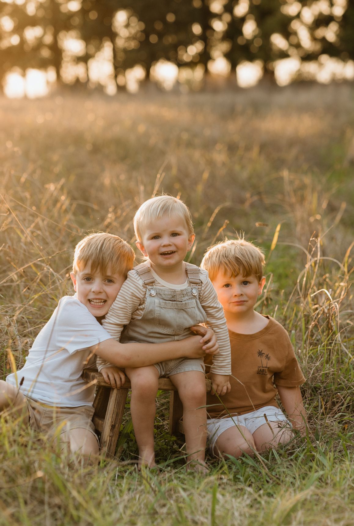 Sibling Photo Sunset Te Awamutu