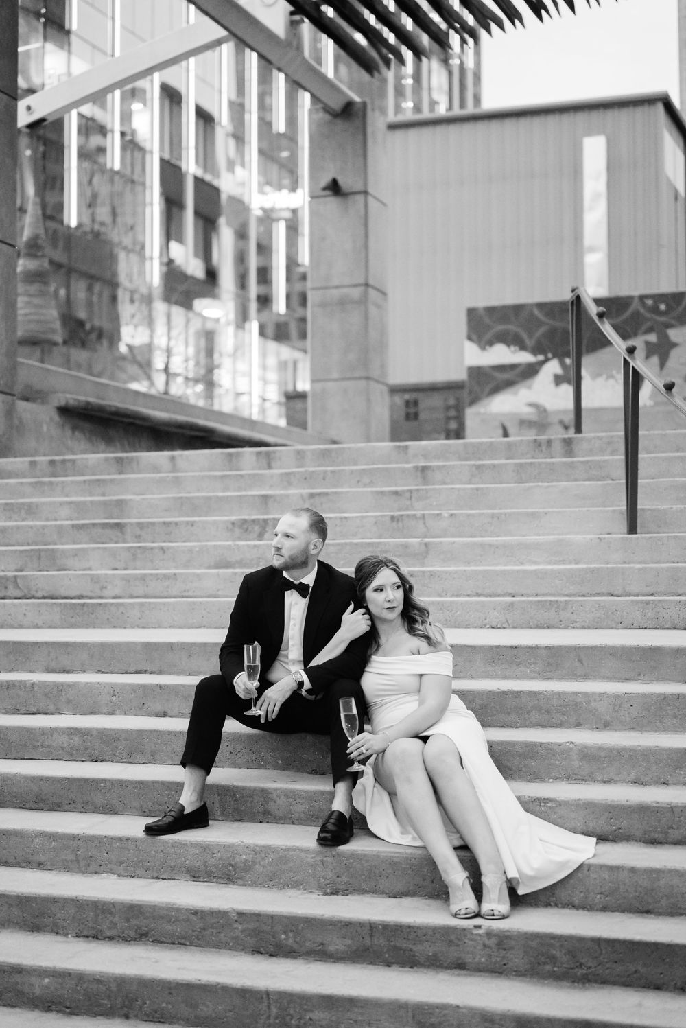 Dallas Arts District engagement session.