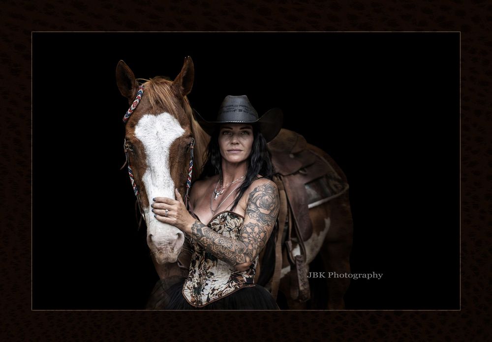 western cowgirl portrait