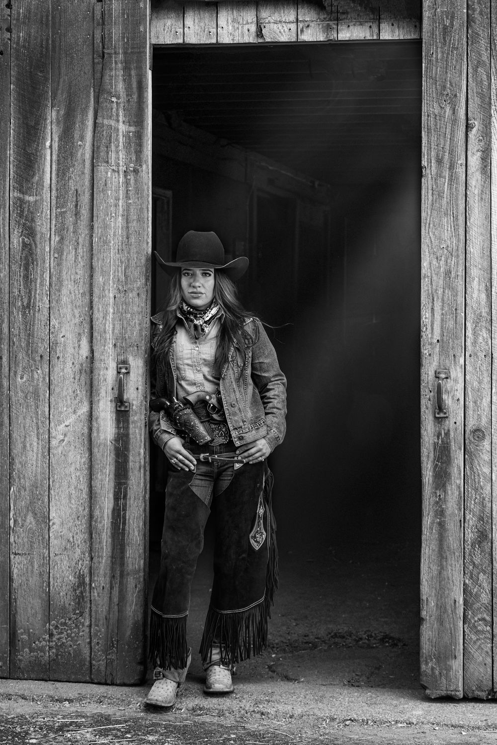 western cowgirl portrait
