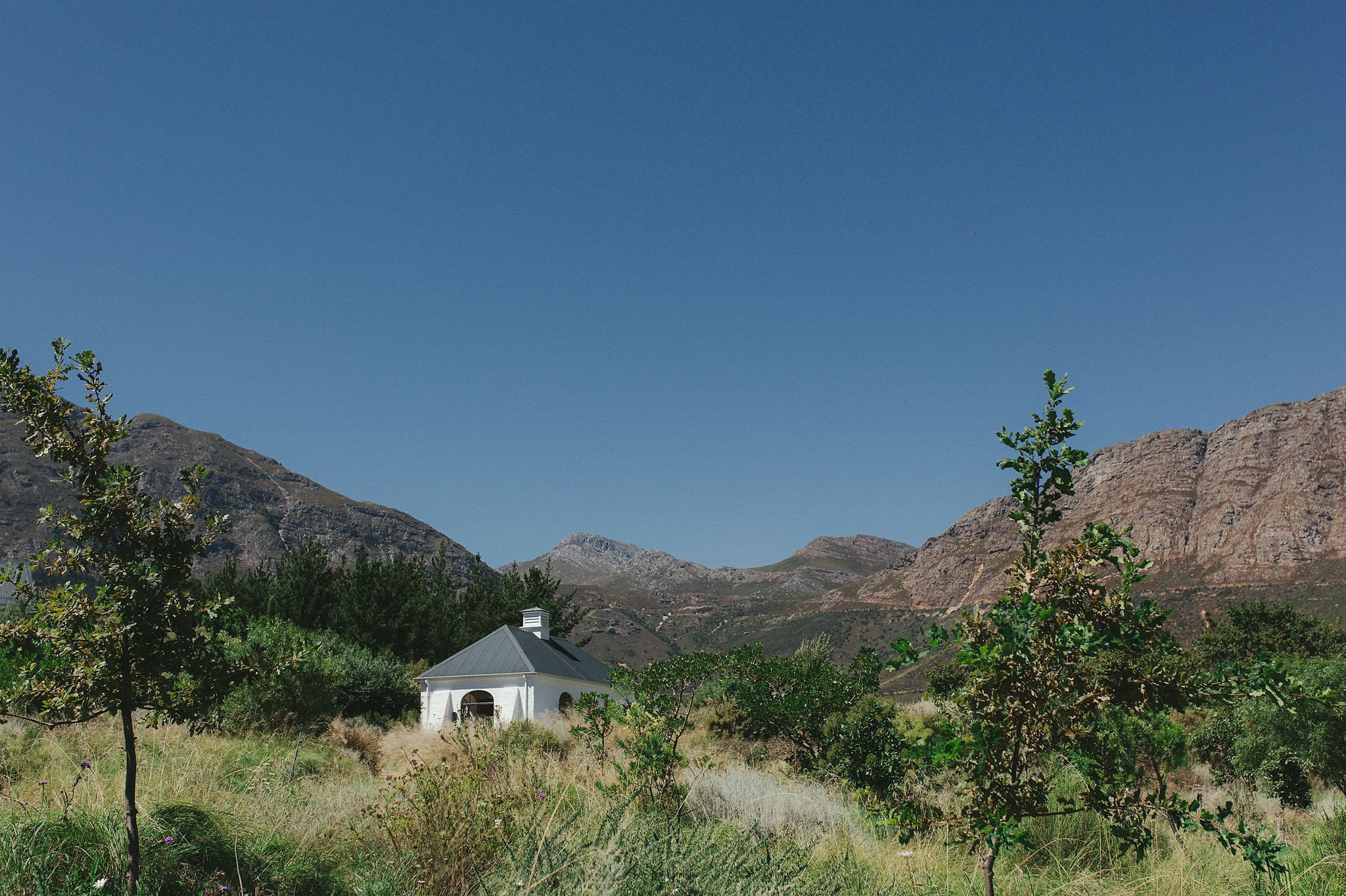 Wedding ceremony at La Cotte, Cape Winelands