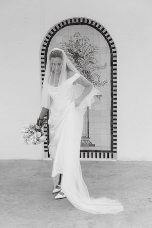 Bride portraits at La Cotte in Franschhoek at the cottage