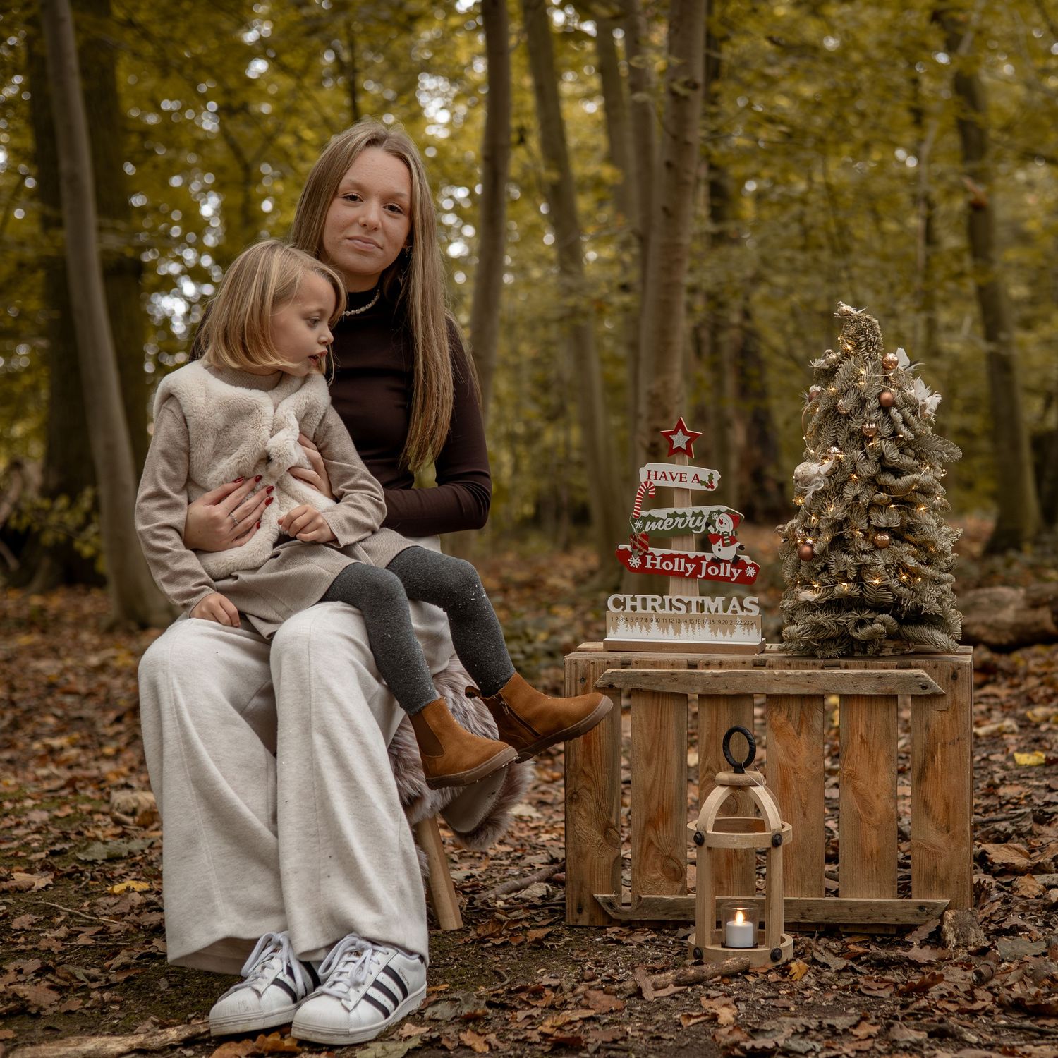 Kinderfotografie, kerstmini's, kerstfoto's, gezinsfotografie