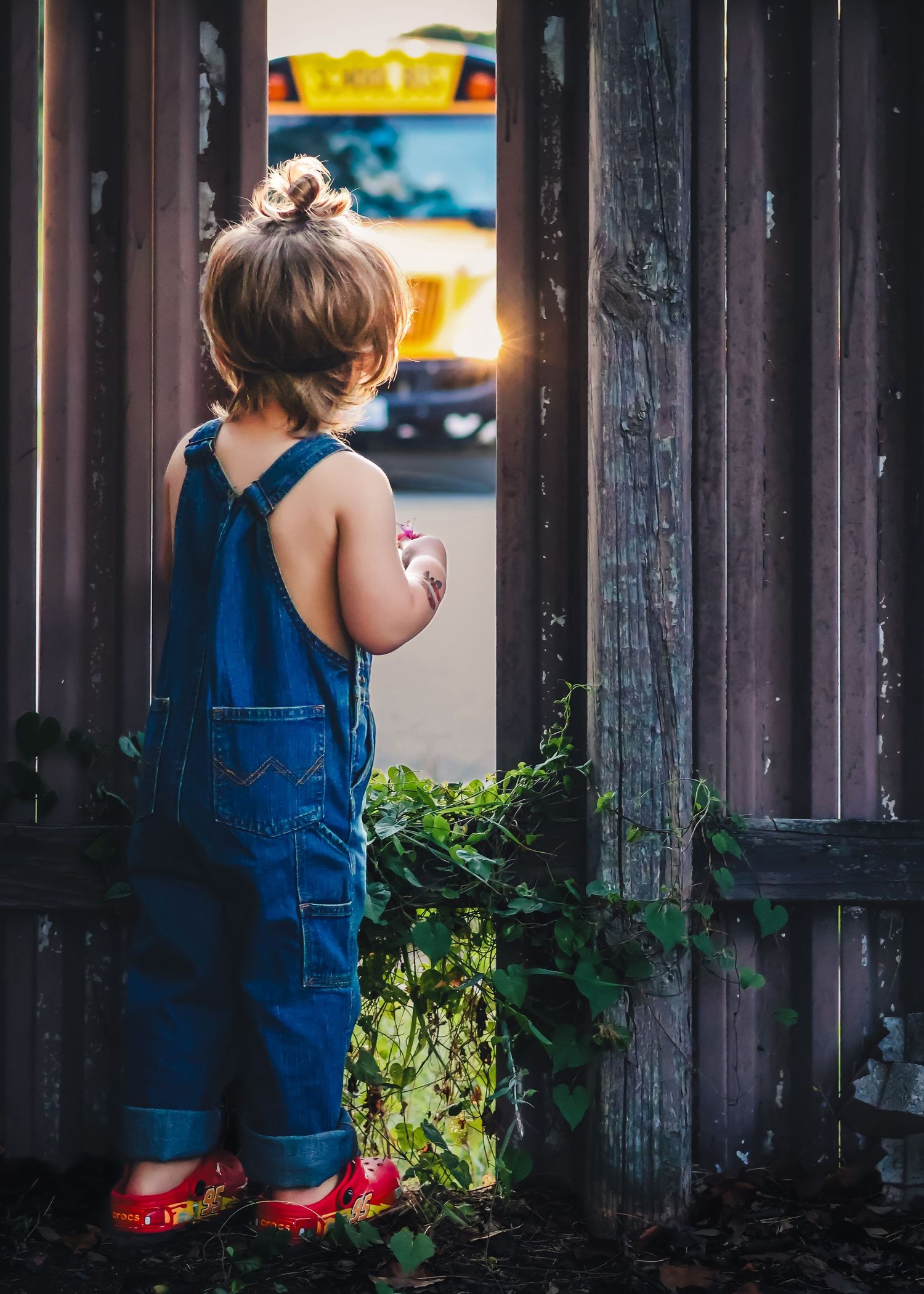 Candid toddler