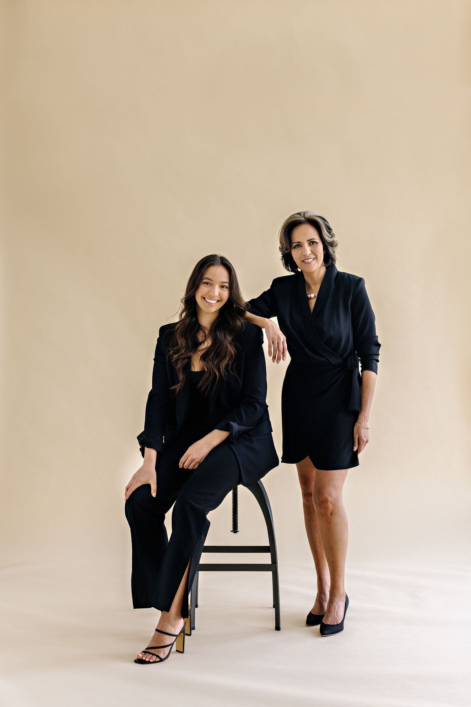 studio portrait of business owners