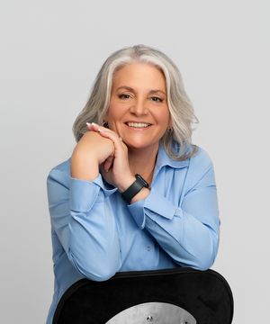 senior woman gray hair modeling portfolio studio natural portraits minimal retouch elegant mature model Sarasota