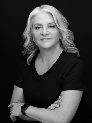 senior woman gray hair modeling portfolio studio natural portraits minimal retouch elegant mature model Sarasota