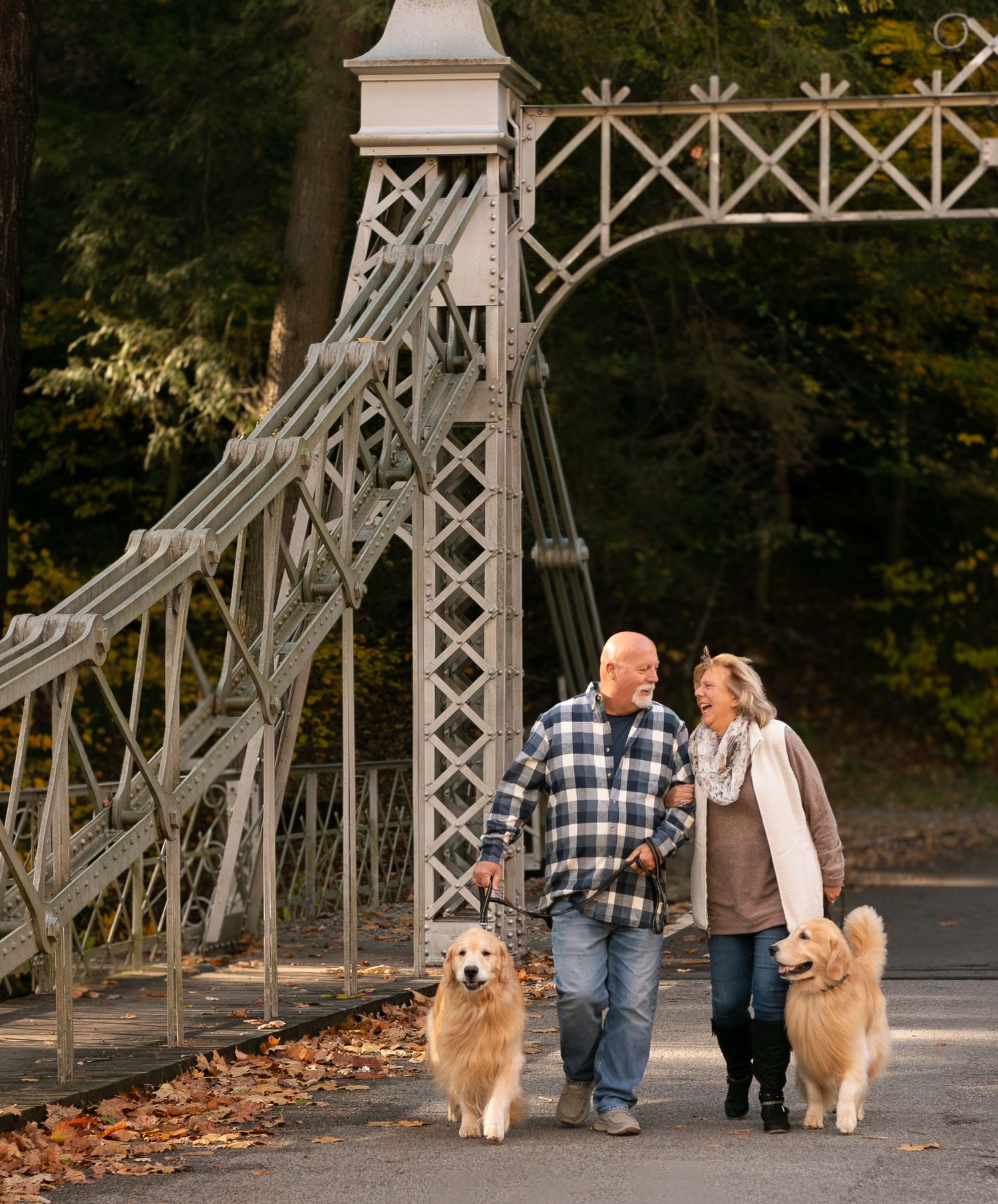 Mill Creek Park Suspension Bridge is a historic pedestrian bridge located in Mill Creek Park in Youngstown, Ohio. Built in 1895 and restored