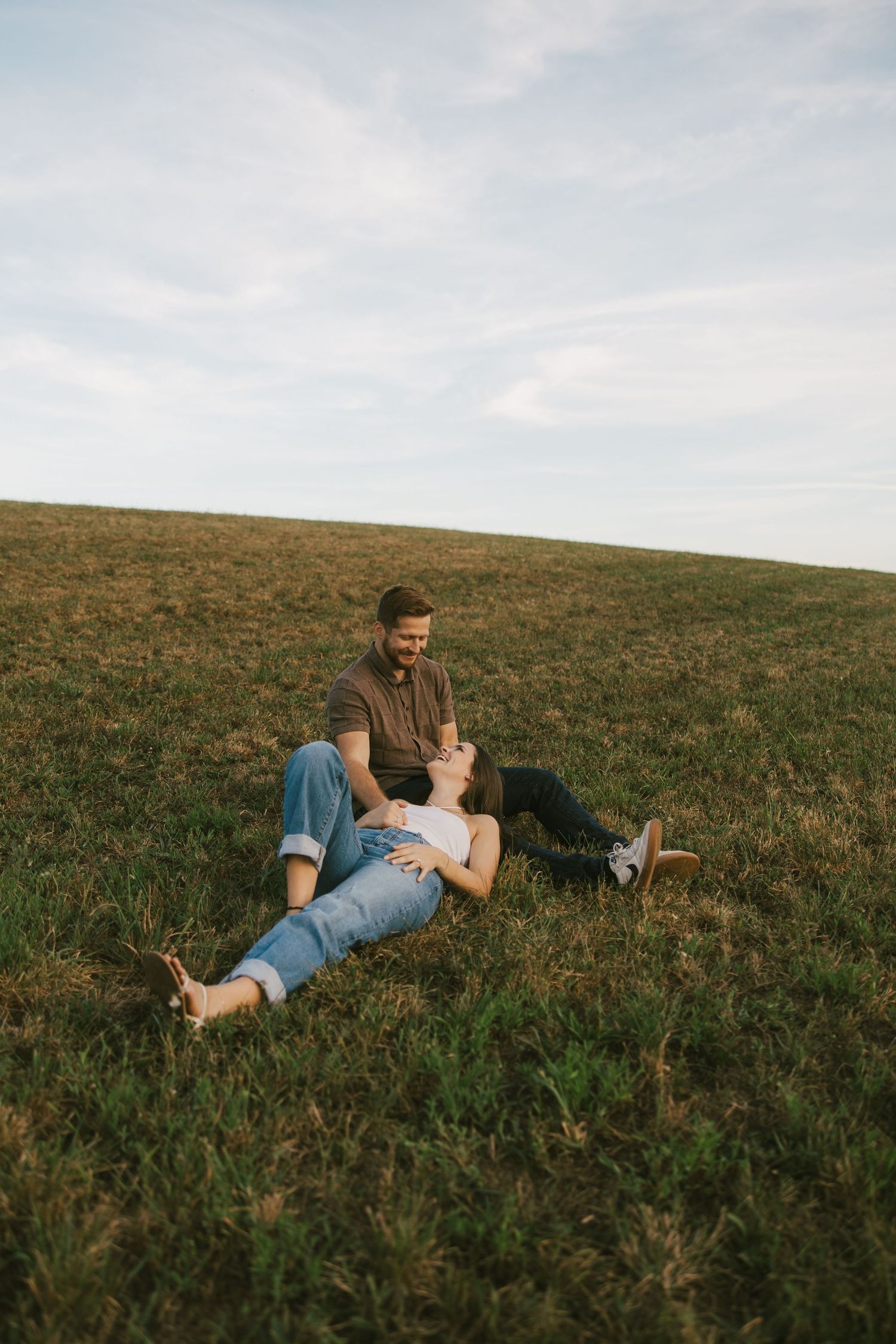 Casual engagement photoshoot