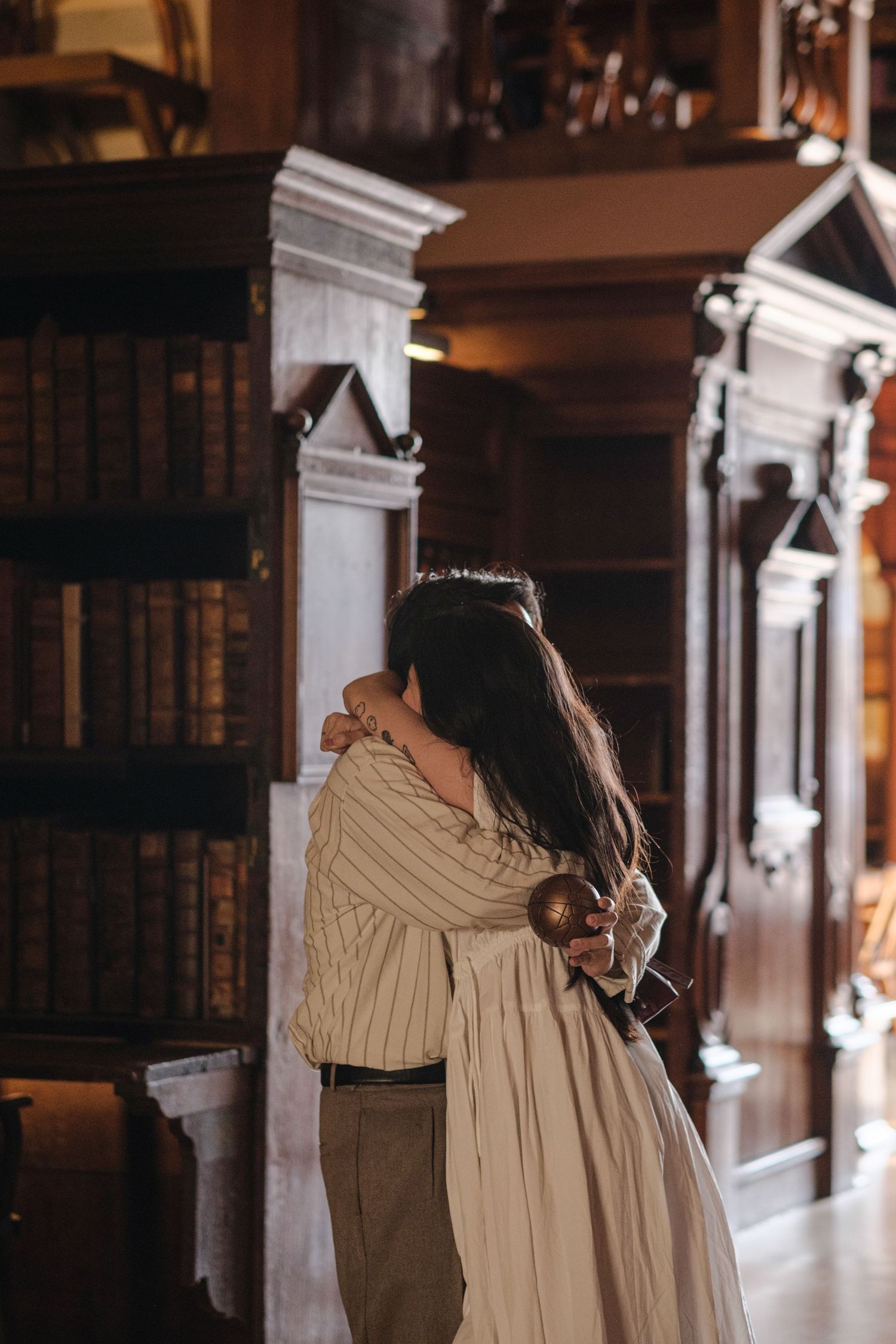 Wedding proposal at the Bodleian Library in Oxford
