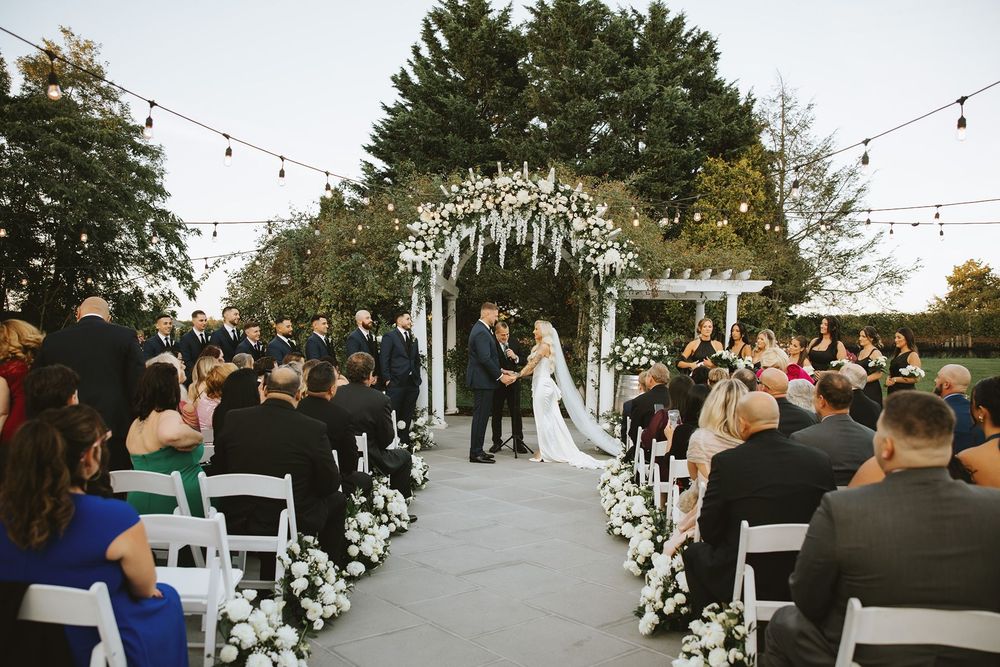The Vineyards at Aquebogue wedding ceremony