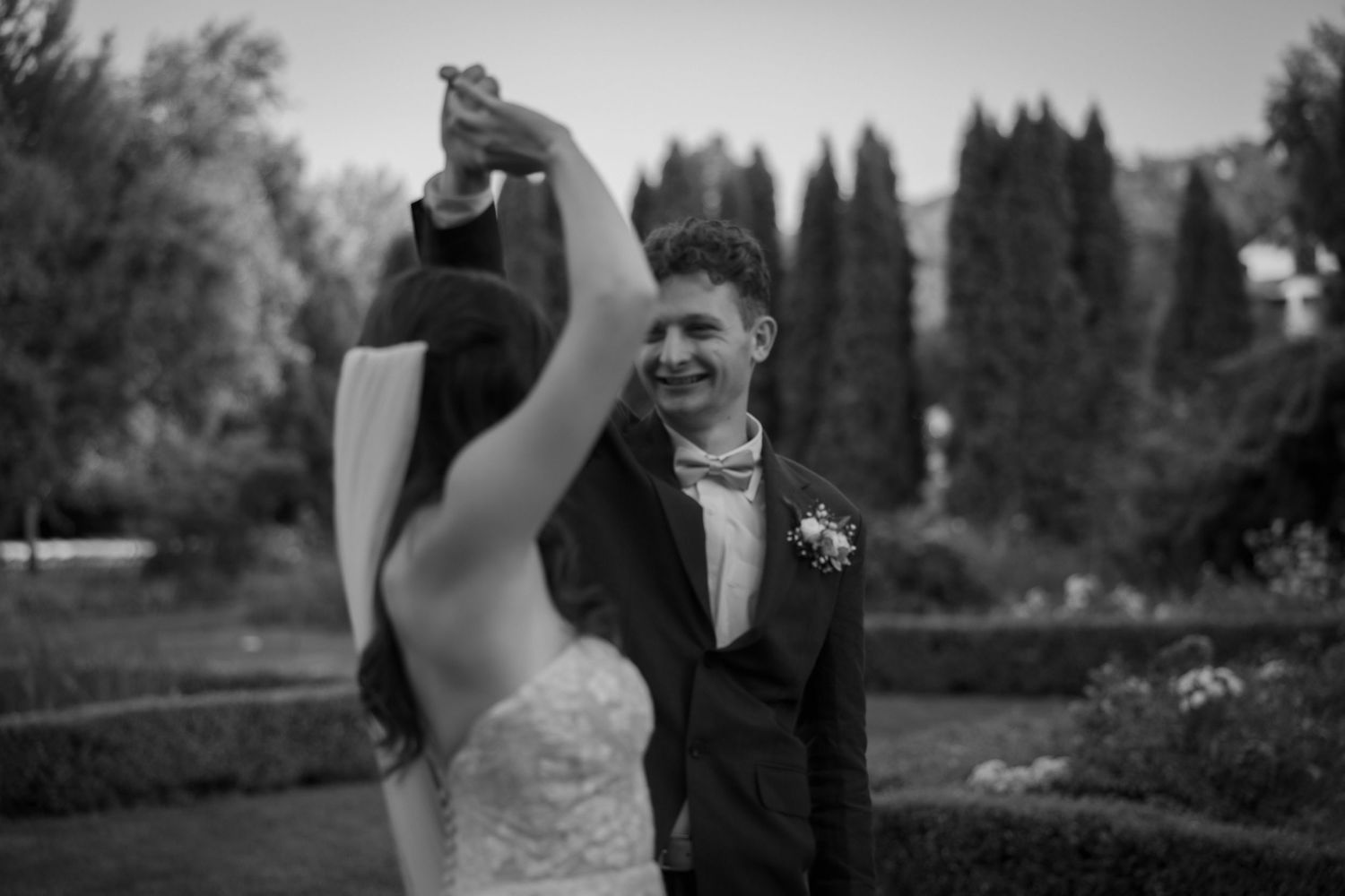 Cute wedding photo