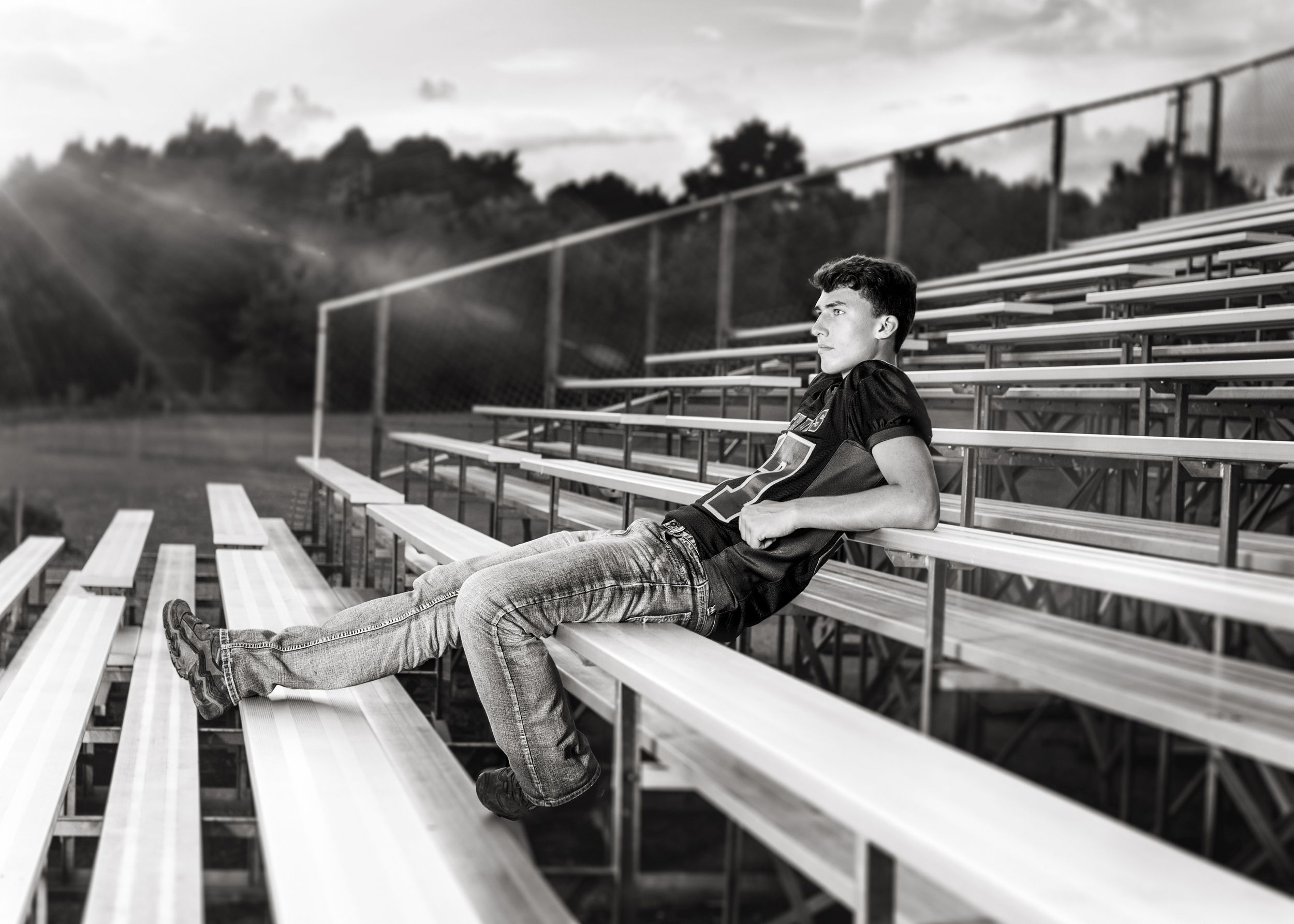 Senior portrait. Central Wisconsin portrait Photographer. Portraits, feature your sport or hobby in your Senior photos