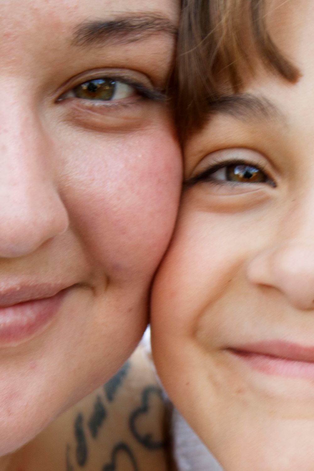 A mother and daughter during a mommy & me photo session in Amarillo, Texas
