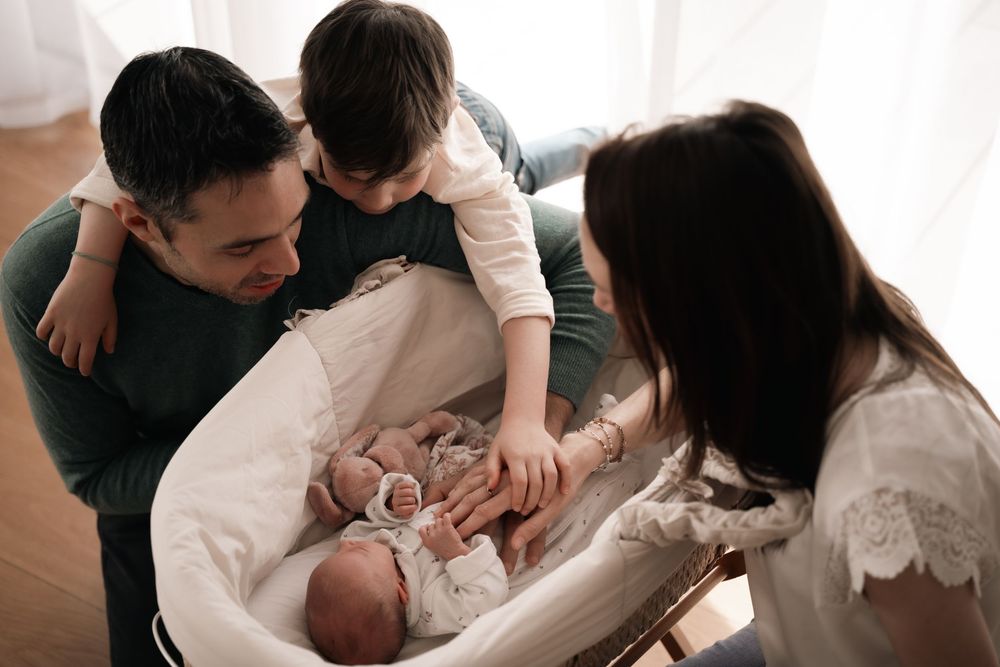 Séance famille nouveau né