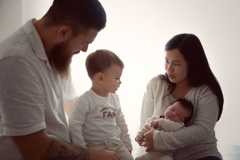 Séance famille nouveau né