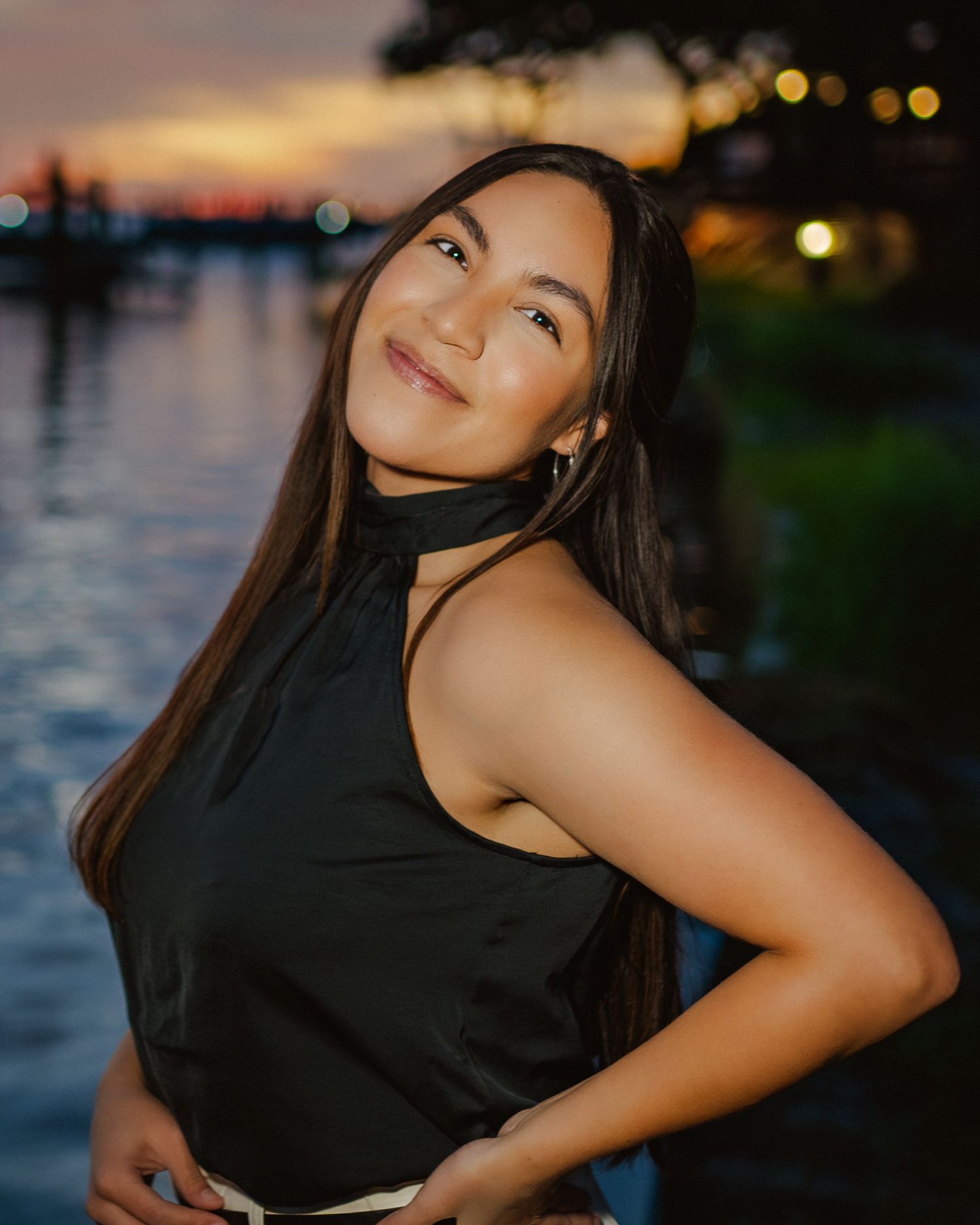 Portrait of Sierra Lopez, founder of Sierra Lopez Productions, photographed for creative branding.
