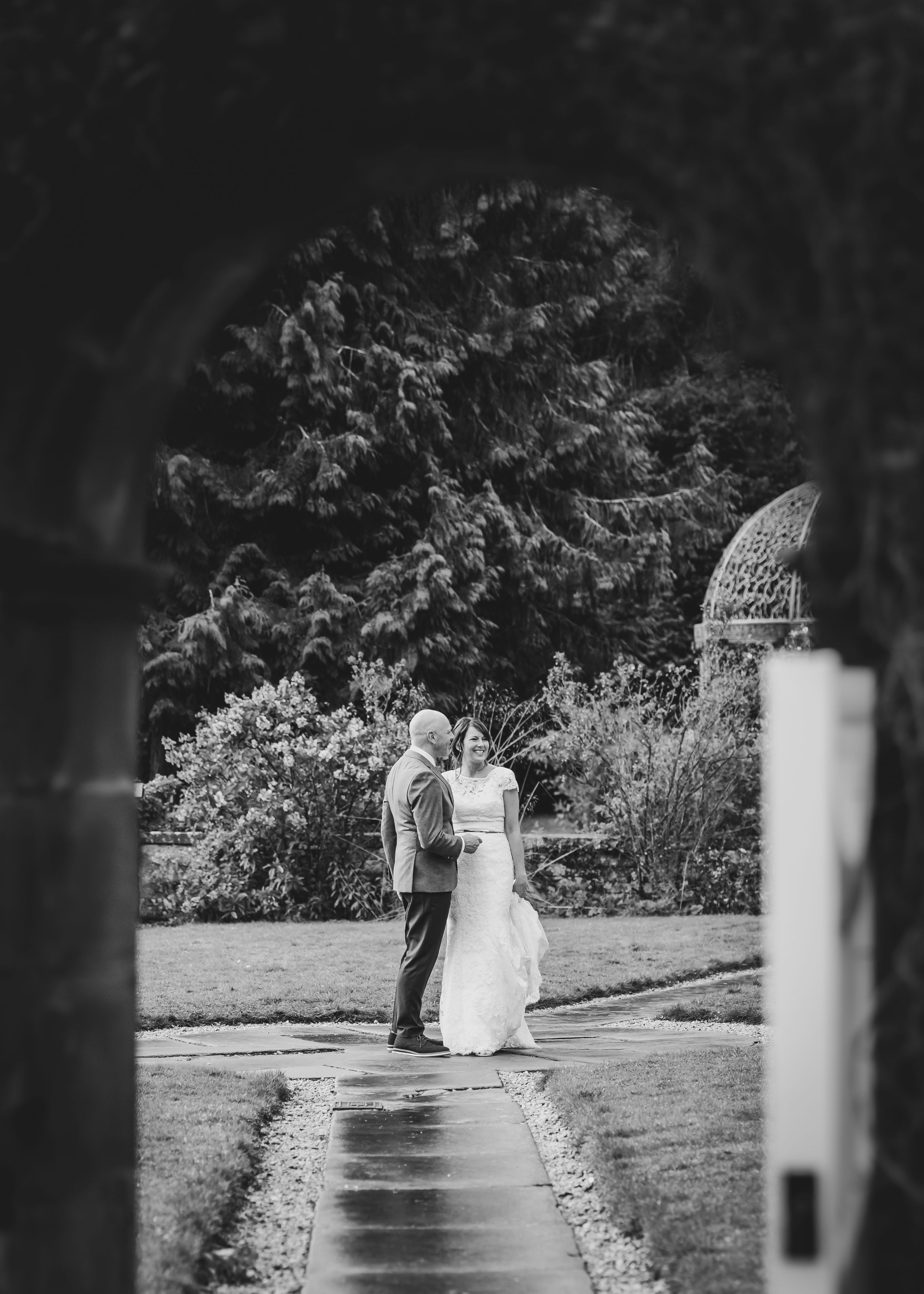 non-traditional wedding photographer in the Lake District - couple laughing