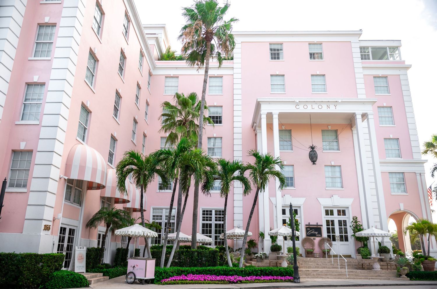 This is an image of The Colony in Palm Beach, photographed by The Colony Palm Beach wedding photographer.