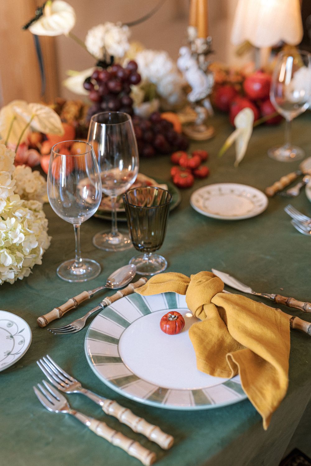 destination wedding table decor Casa Bons Ares Portugal