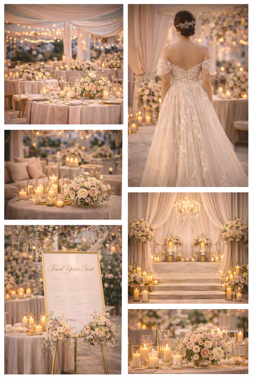 Libra Bride Collage