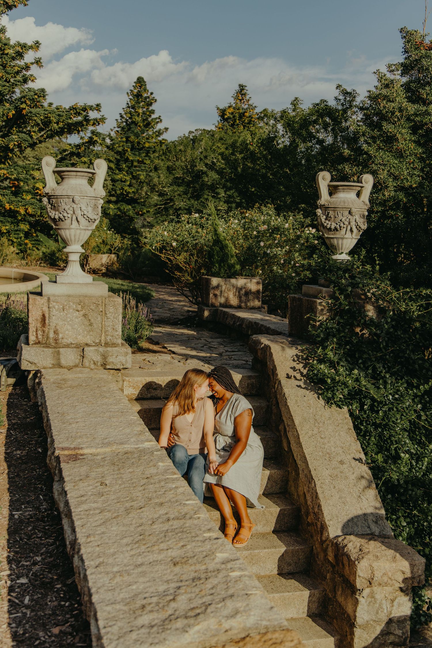 engagement session in Maymont Park in Richmond Virginia