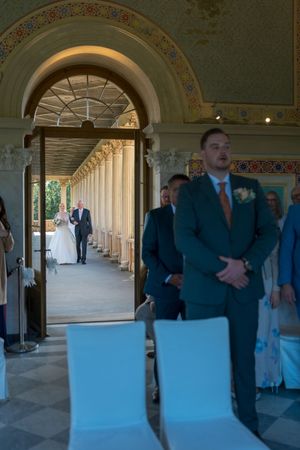 Standesamtliche Trauung im Mauritius-Kabinett des Belvedere Pfingstberg, Potsdam