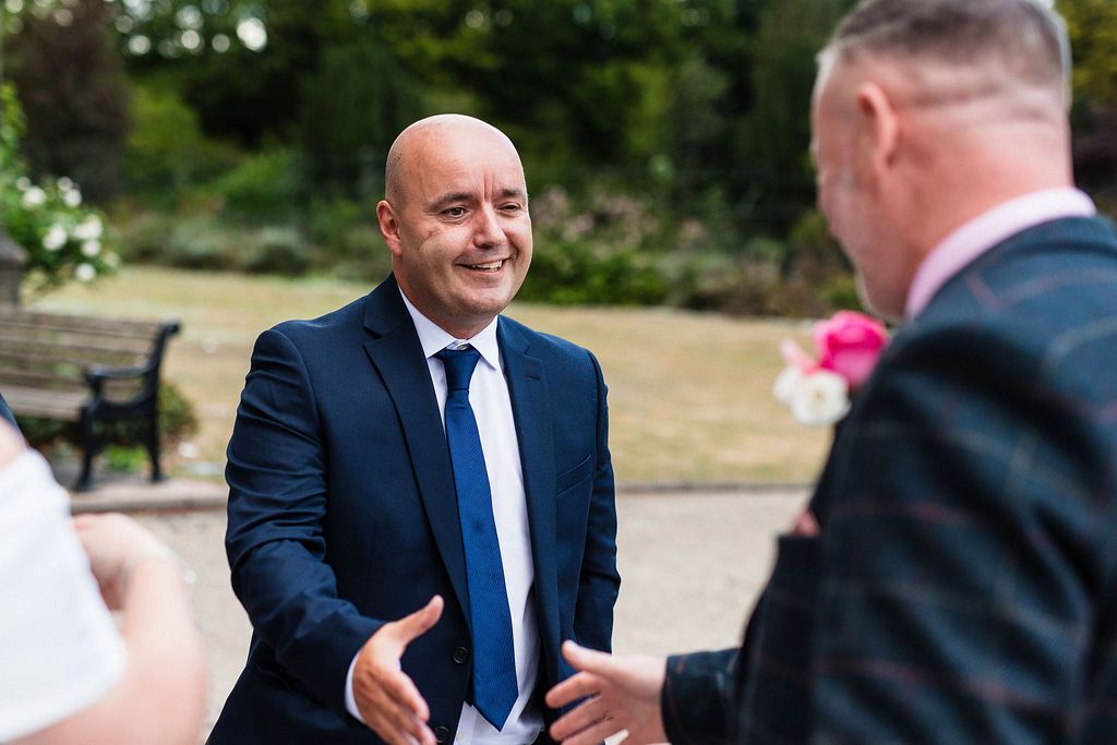 Natural and relaxed budget-friendly wedding photography at Dudley Register Office, captured by documentary-style wedding photographer