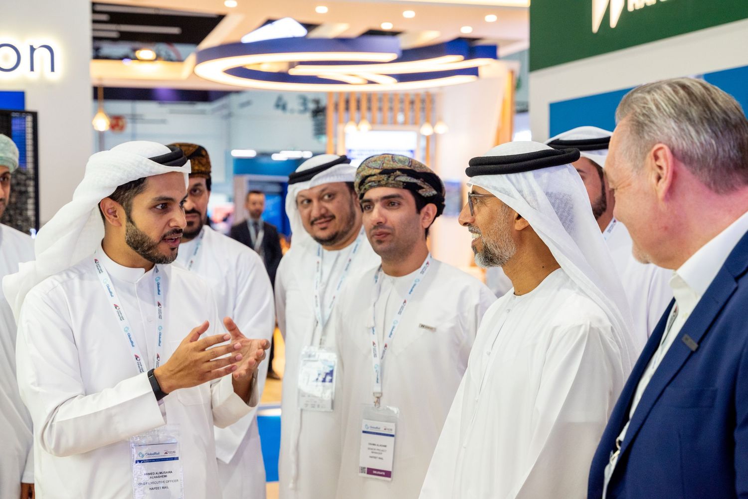 Minister of UAE on exhibition